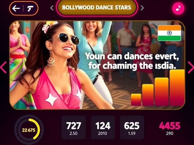 Bollywood Dance Stars user statistics and growth chart in India