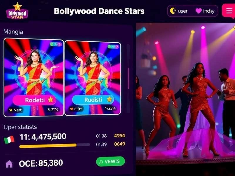 Bollywood Dance Stars community event in Mumbai with players dancing together